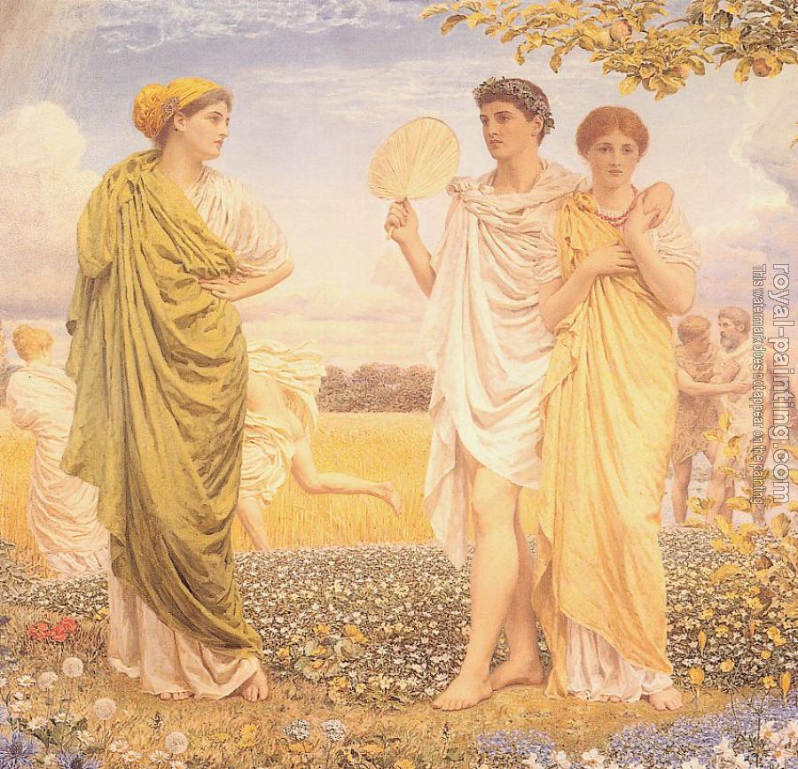 Albert Joseph Moore : The Loves of the Winds and the Seasons